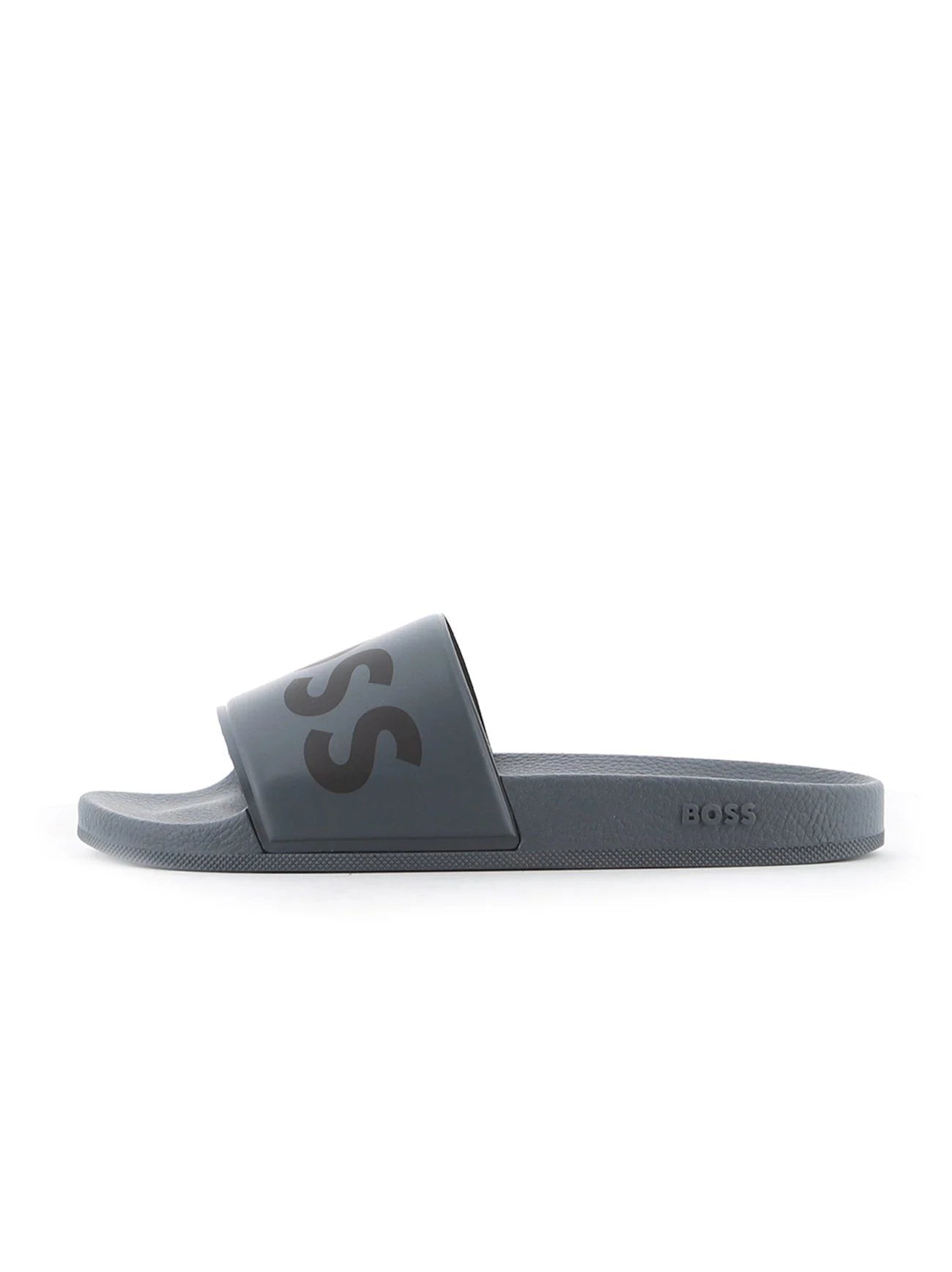 Hugo boss sliders grey hotsell