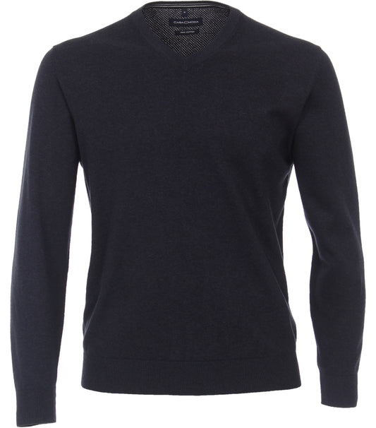 Casa Moda V-neck Pullover - Dark Blue