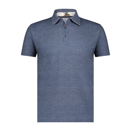 R2 Amsterdam PIQUé Polo Shirt Navy