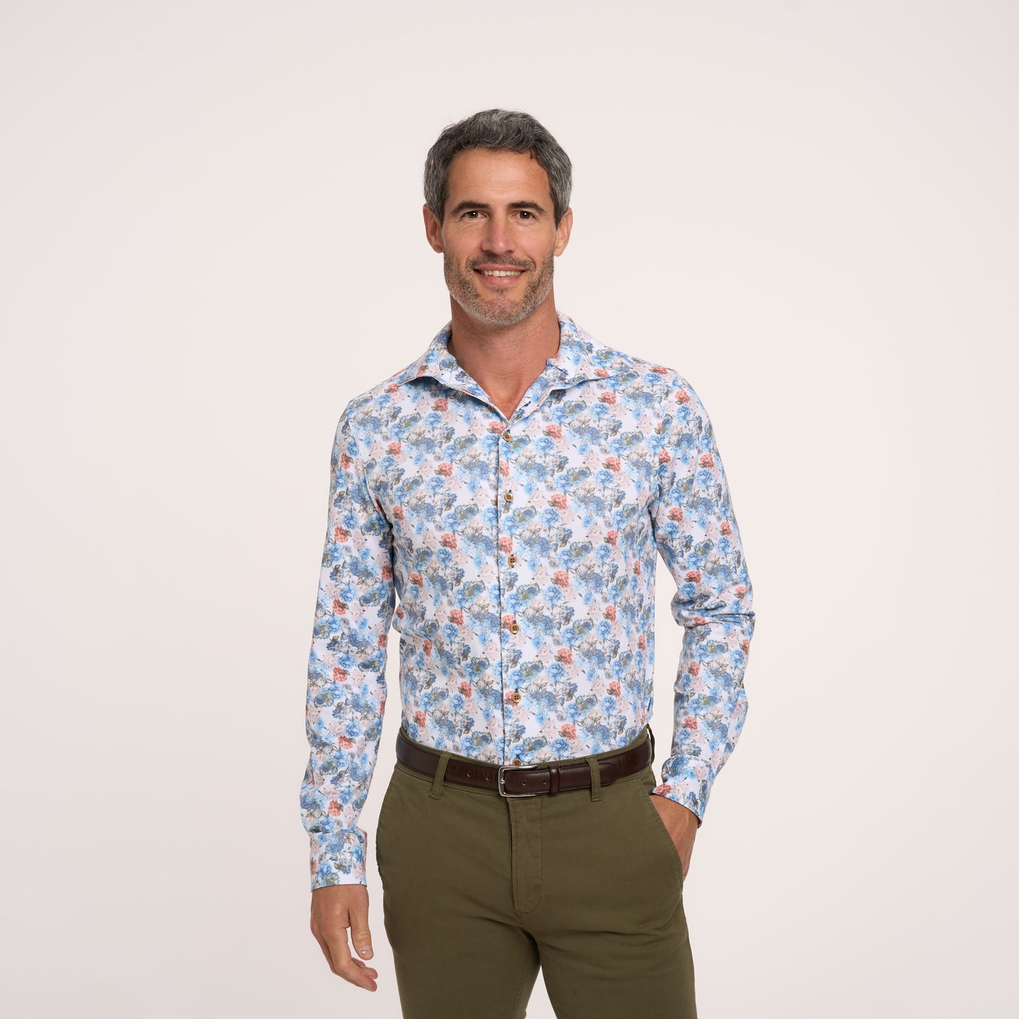 R2 Amsterdam Knitted Piquet Shirt 124.wsp.133 - Multicolour