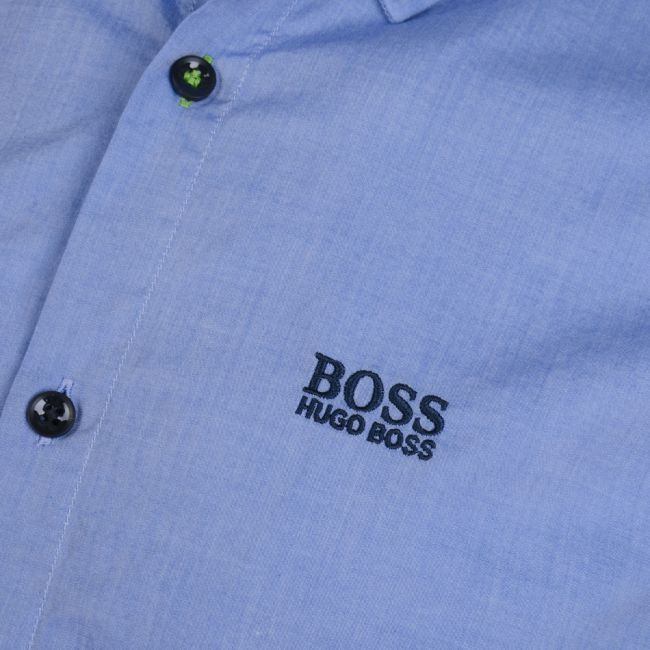 Hugo Boss Biadia Short Sleeve Casual Shirt - Persian Blue