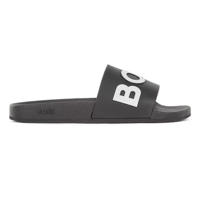 Hugo Boss Men's Slides In Black