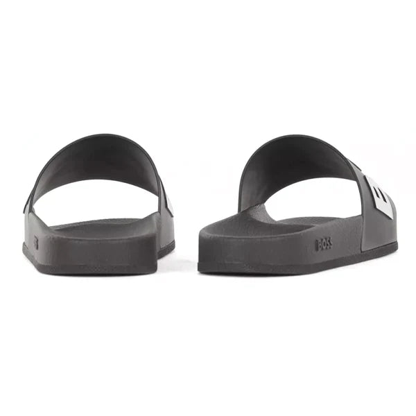 Hugo Boss Men's Slides In Black