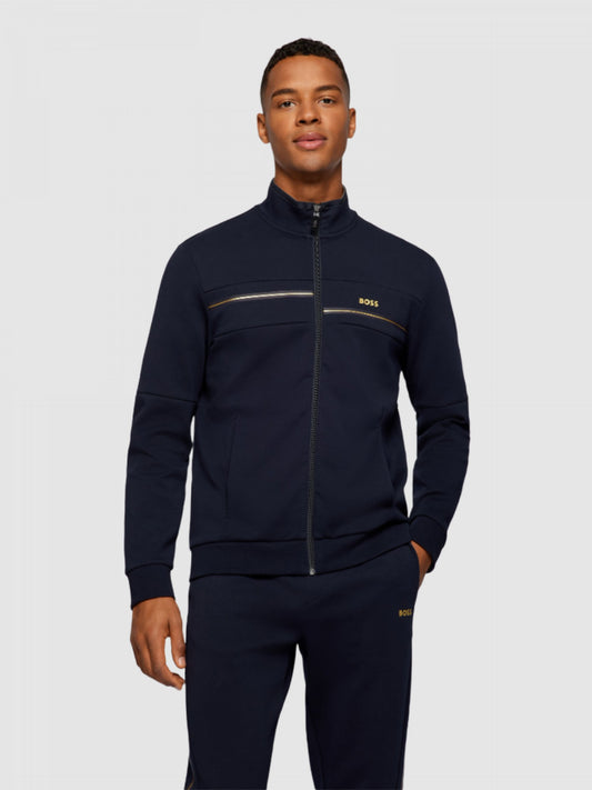 Hugo Boss Skaz 1 Full Zip - Dark Blue