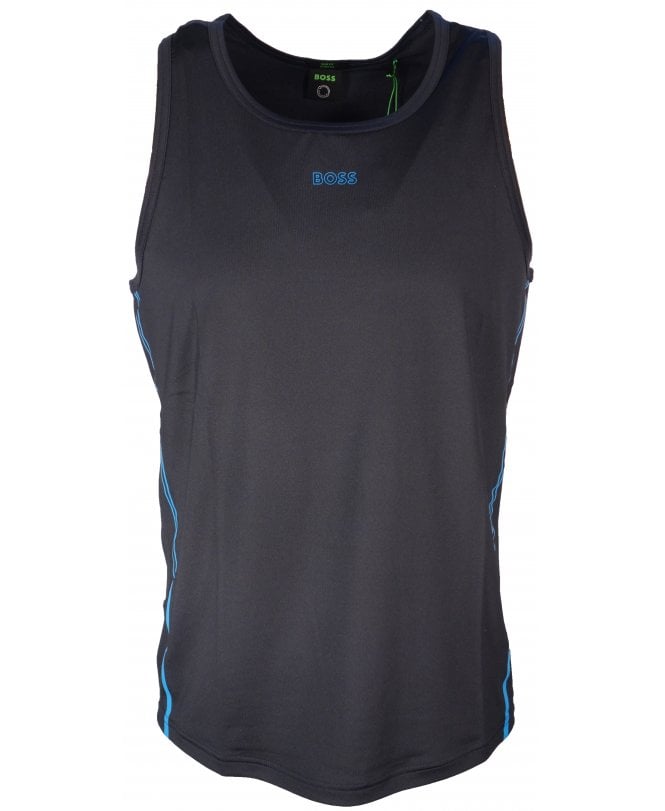 Hugo Boss Taank Gym Singlet - Dark Blue