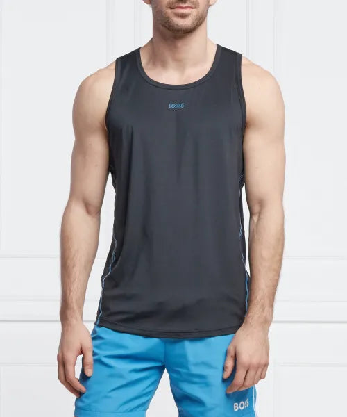 Hugo Boss Taank Gym Singlet - Dark Blue