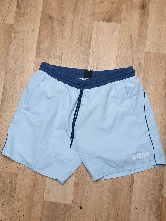 Hugo Boss Starfish Swim Shorts - Blue