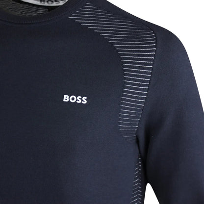 Hugo Boss Ramal Crew Sweater - Dark Blue