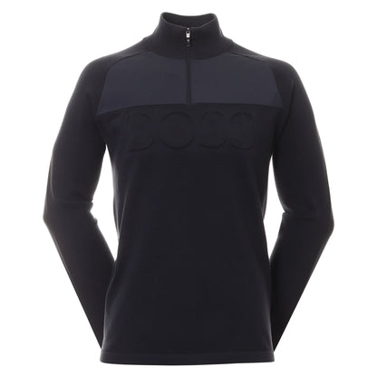 Hugo Boss Zine Half Zip Sweater - Dark Blue