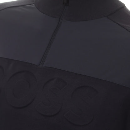 Hugo Boss Zine Half Zip Sweater - Dark Blue