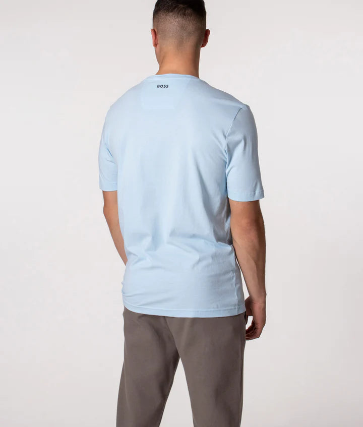 Hugo Boss Tee 1 T-shirt - Pastel Blue