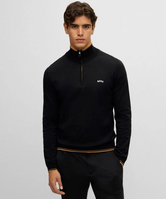 Hugo Boss Zitom_w22 Half-zip - Black