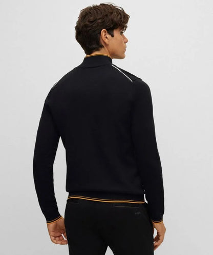 Hugo Boss Zitom_w22 Half-zip - Black