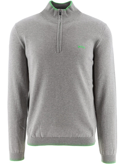 Hugo Boss Zitom_w22 Half-zip - Light Grey