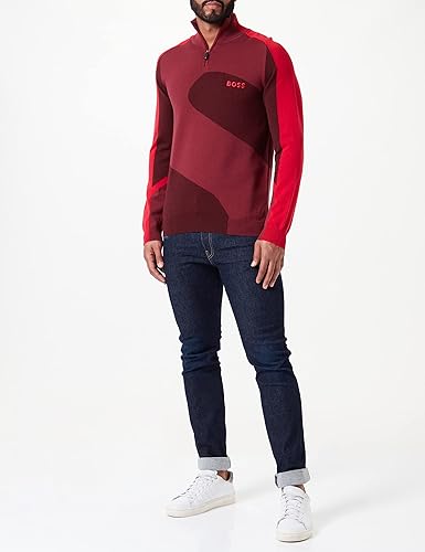 Hugo Boss Zaylor Half-zip - Red