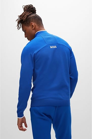 Hugo Boss Zelvin Half-zip - Dark Blue