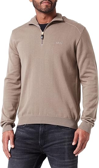 Hugo Boss Zoldan Half-zip - Light/pastel Green