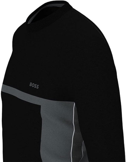 Hugo Boss Reloko Crew Neck Jumper - Black