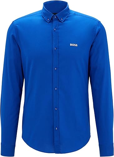 Hugo Boss Biado-r Rf Shirt - Mid Blue