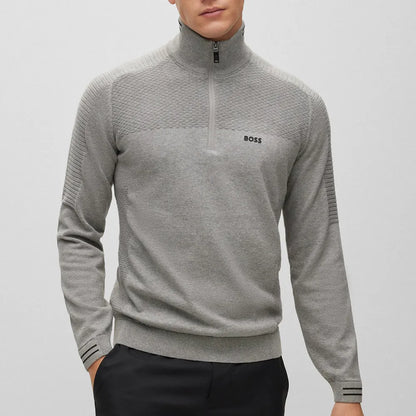 Hugo Boss Zolet Knitewear - Light Grey Size L