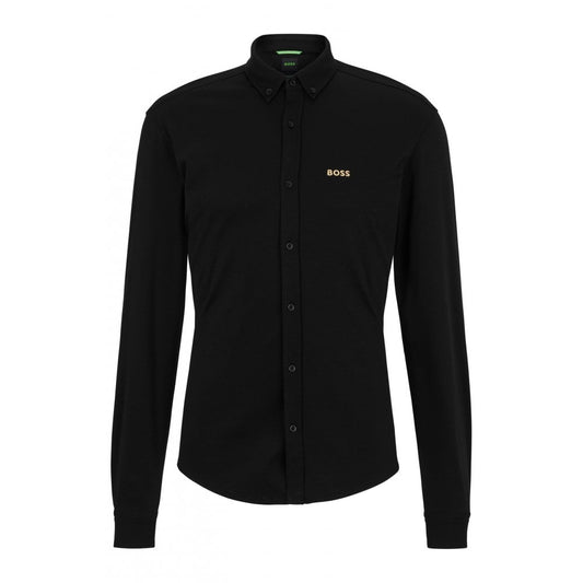 Hugo Boss Biado R Long Sleeved Shirt - Black