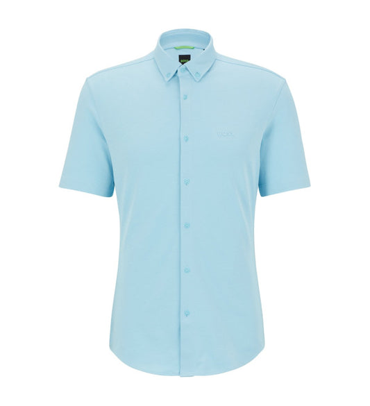 Hugo Boss Biadia_r Casual Shirts - Light Blue