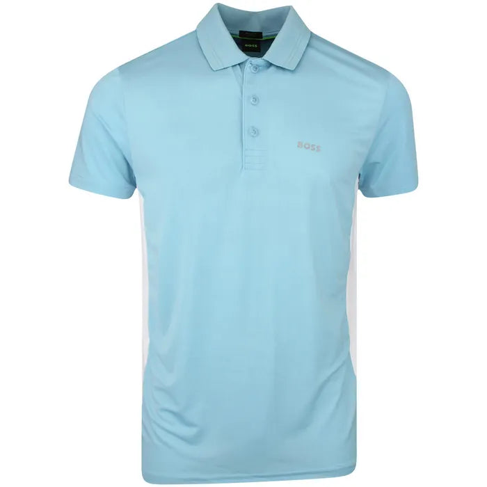 Hugo Boss Golf Shirt Paddytech Polo - Light Blue