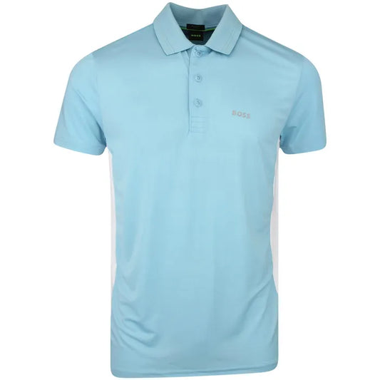 Hugo Boss Golf Shirt Paddytech Polo - Light Blue