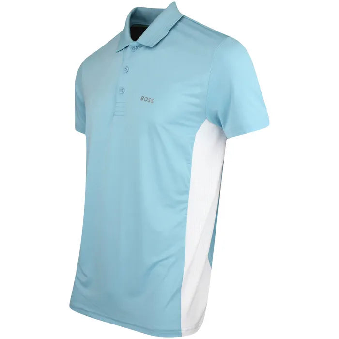 Hugo Boss Golf Shirt Paddytech Polo - Light Blue