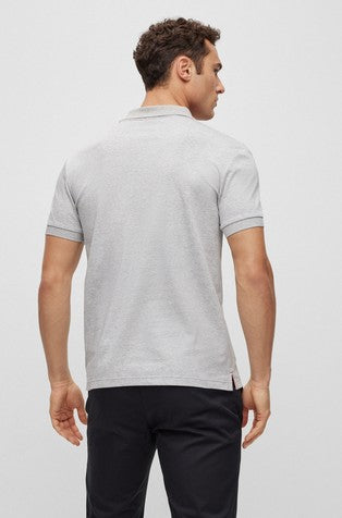 Hugo Boss Paddy 3 Jersey Polo - Light Grey