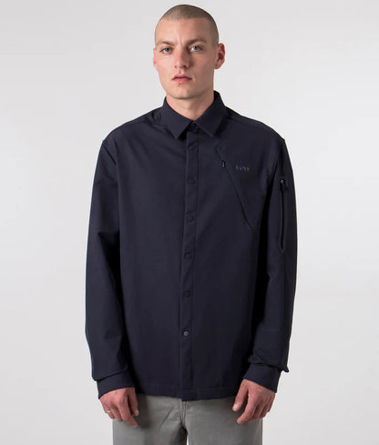 Hugo Boss Water Repellent Balzo X Overshirt - Dark Blue