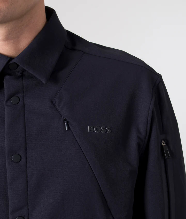 Hugo Boss Water Repellent Balzo X Overshirt - Dark Blue