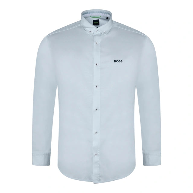 Hugo Boss BIADO R Regular Fit stretch Shirt - Open Blue