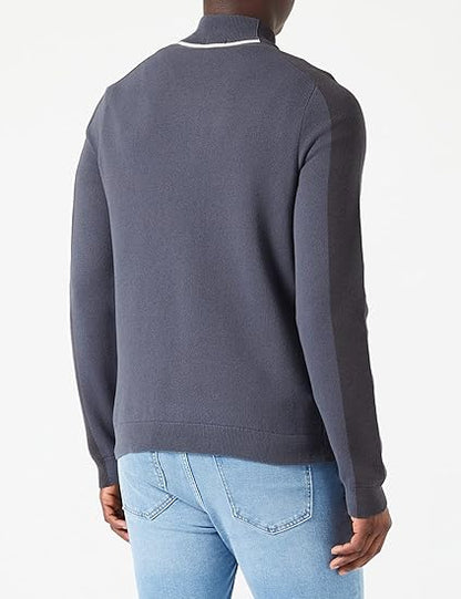 Hugo Boss Zirros Half Zip Sweater -dark Gey