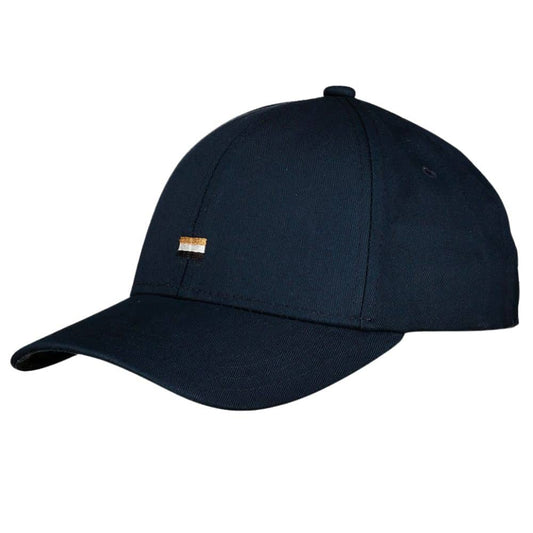 Hugo Boss Zed Flag Embroidered Cotton Twill Cap - Navy