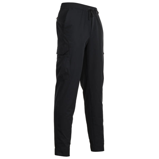 Hugo Boss Tapered-fit Trousers In Easy-iron Stretch Poplin - Black