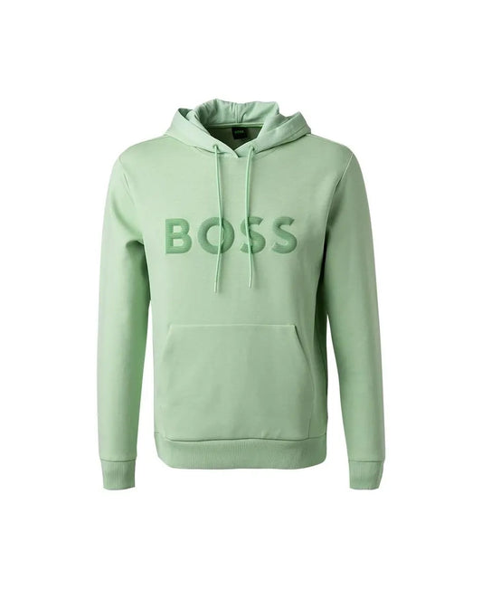 Hugo Boss Soody 1 Mens Pullover Hoodie - Open Green