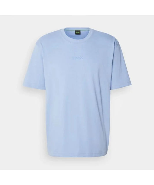 Hugo Boss Tee 10 Crew Neck T-shirt - Open Blue