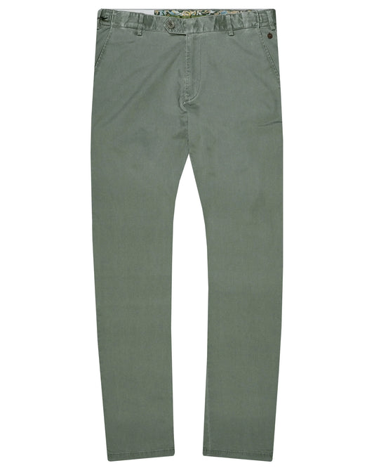 Meyer  223 Oslo Cotton Trousers 1-5054/25 - Green