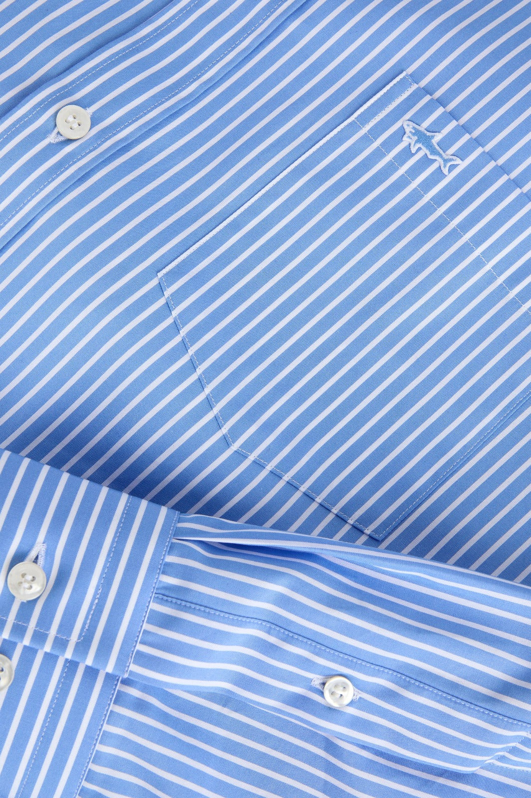 Paul & Shark Striped Cotton Shirt - Blue/white