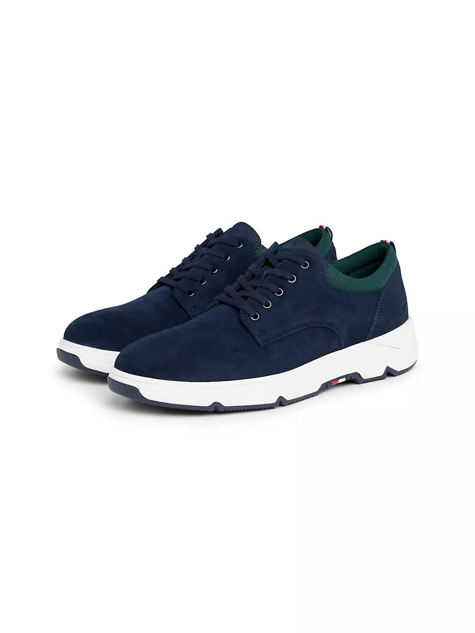 Tommy Hilfiger Hybrid Suede Mid-top Trainers - Desert Sky