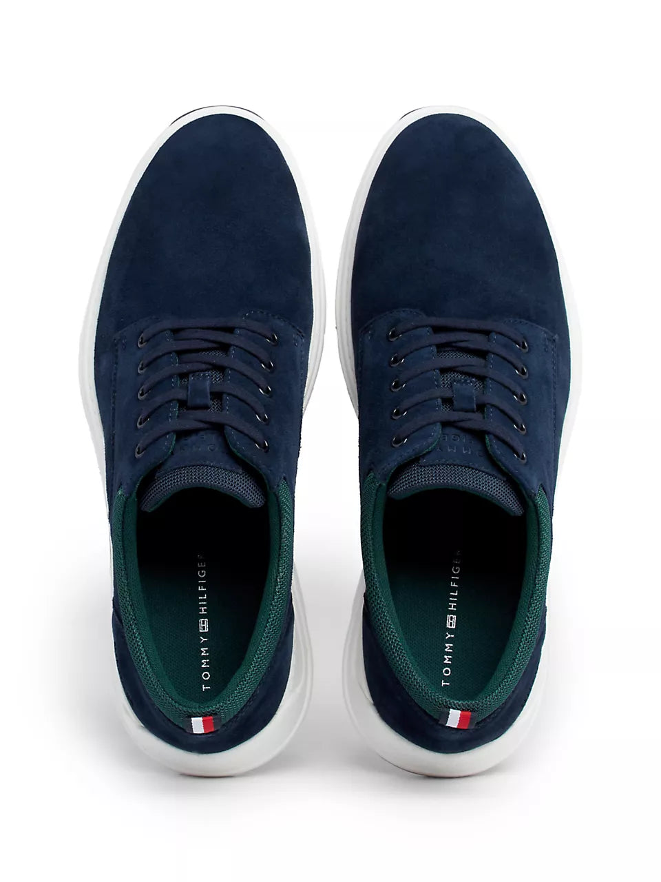 Tommy Hilfiger Hybrid Suede Mid-top Trainers - Desert Sky