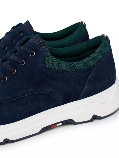 Tommy Hilfiger Hybrid Suede Mid-top Trainers - Desert Sky