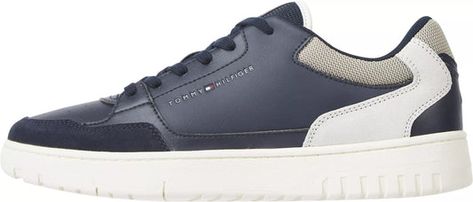 Tommy Hilfiger Essential Colour-pop Basketball Trainers - Desert Sky