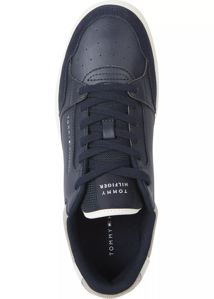 Tommy Hilfiger Essential Colour-pop Basketball Trainers - Desert Sky