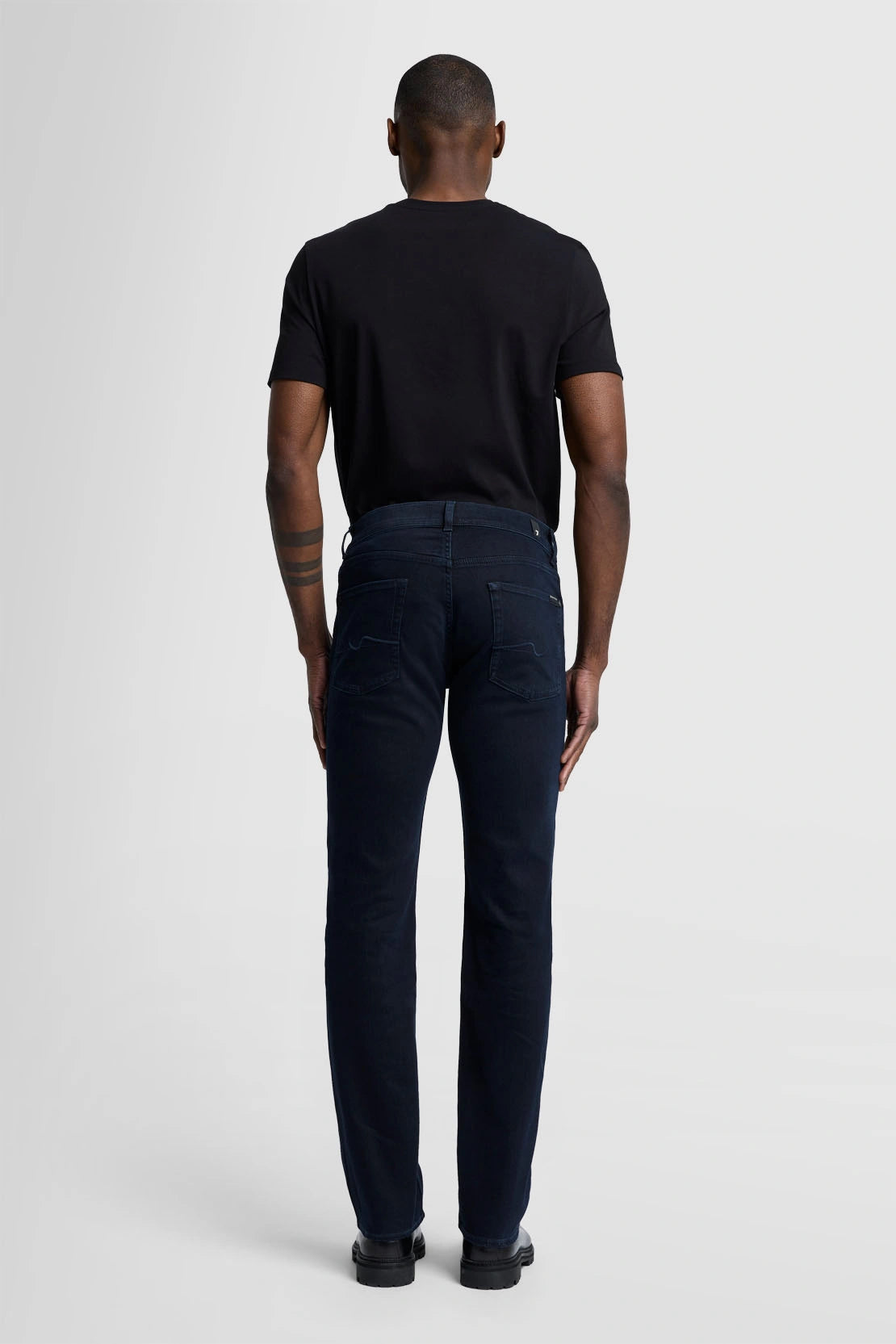 7 for All Mankind Standard Luxe Performance Blue Black