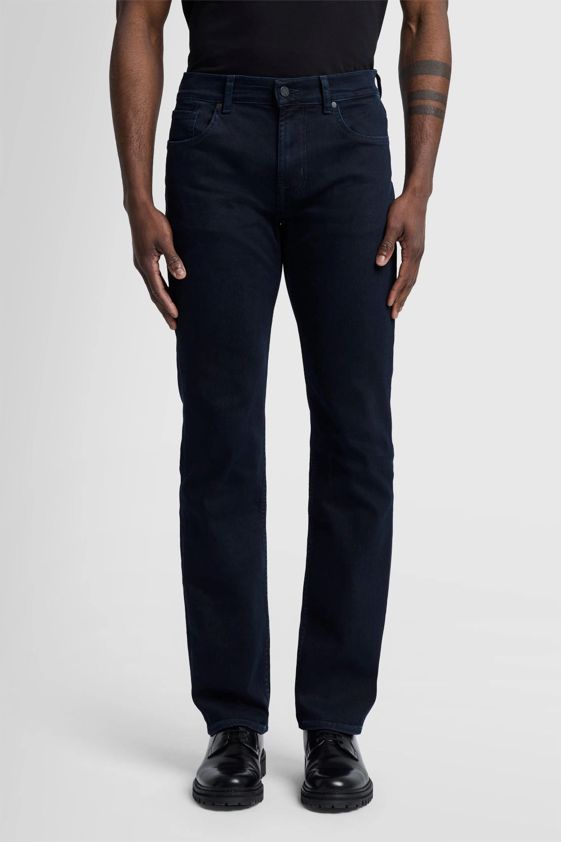 7 for All Mankind Standard Luxe Performance Blue Black