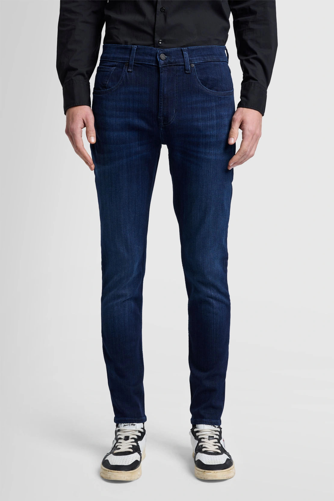 7 for All Mankind Slimmy Tapered Luxe Performance Plus - Deep Blue