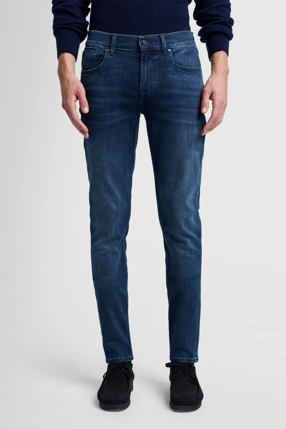 7 for All Mankind Slimmy Tapered Luxe Performance Eco - Dark Blue