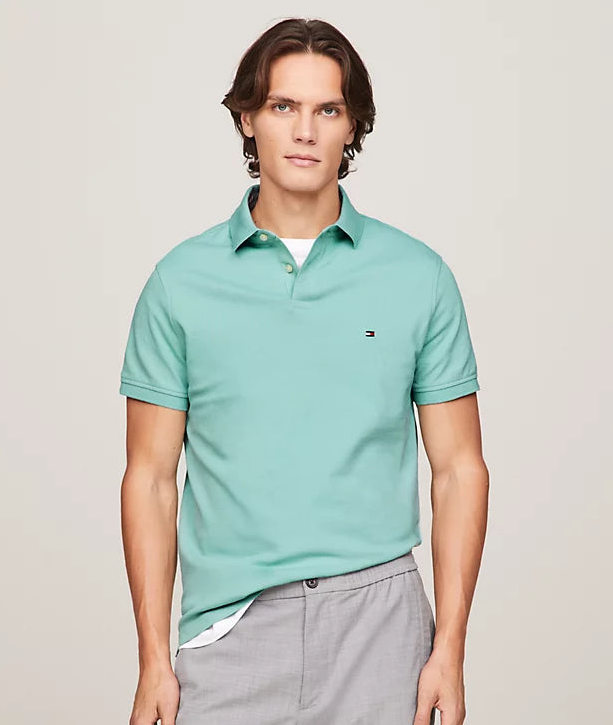 Tommy Hilfiger 1985 Collection Regular Fit Polo - Tradewinds Aqua